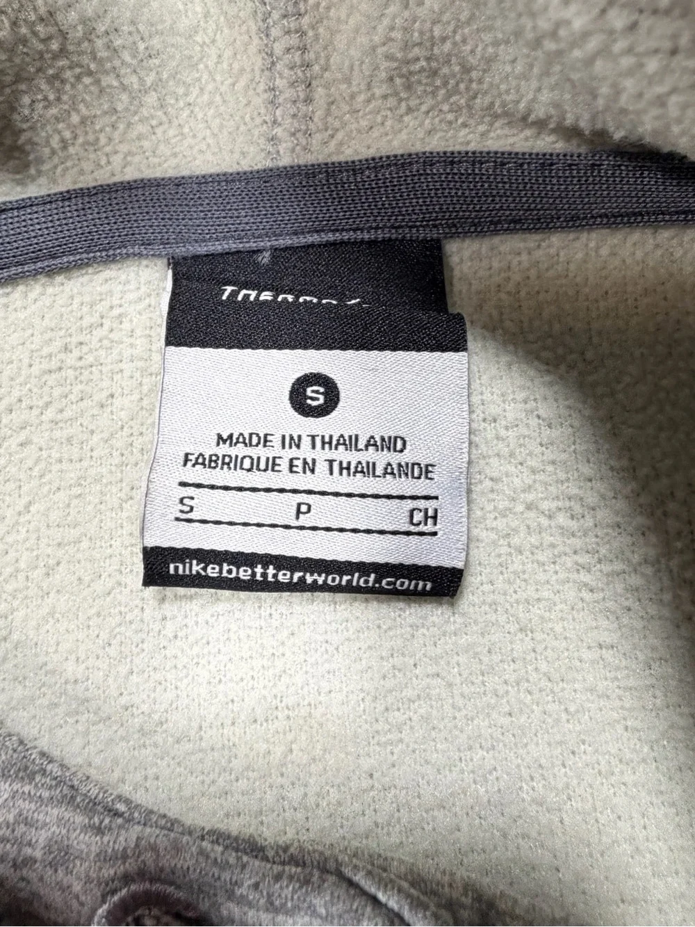 Nike Michigan State Spartans Therma Fit Hoodie Womens Small Heather Gray